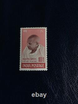 Inde 1948 Monnaie 10r Mahatma Gandhi Ghandi 1ère Anniv Independ Sg308 Cat Val £400