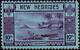 Nouvelles-hébrides 1938 Monnaie D'or 10fr. Violet/bleu Sg. 63 Neuf Avec Charnière (non Gommé) Catalogue£225