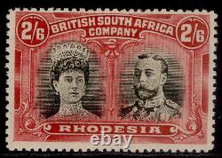Rhodesia Gv Sg155a, 2s 6d Noir Et Pourpre, Mint. Chat 350 £