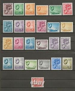 Seychelles 1938-49 Sg 135/49 Mint Cat £550