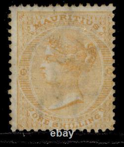 Translate this title in French: MAURICE QV SG68, 1s jaune, M MINT. Cat £375